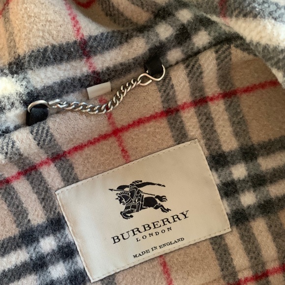 Burberry duffel navy coat size small - Picture 5 of 8